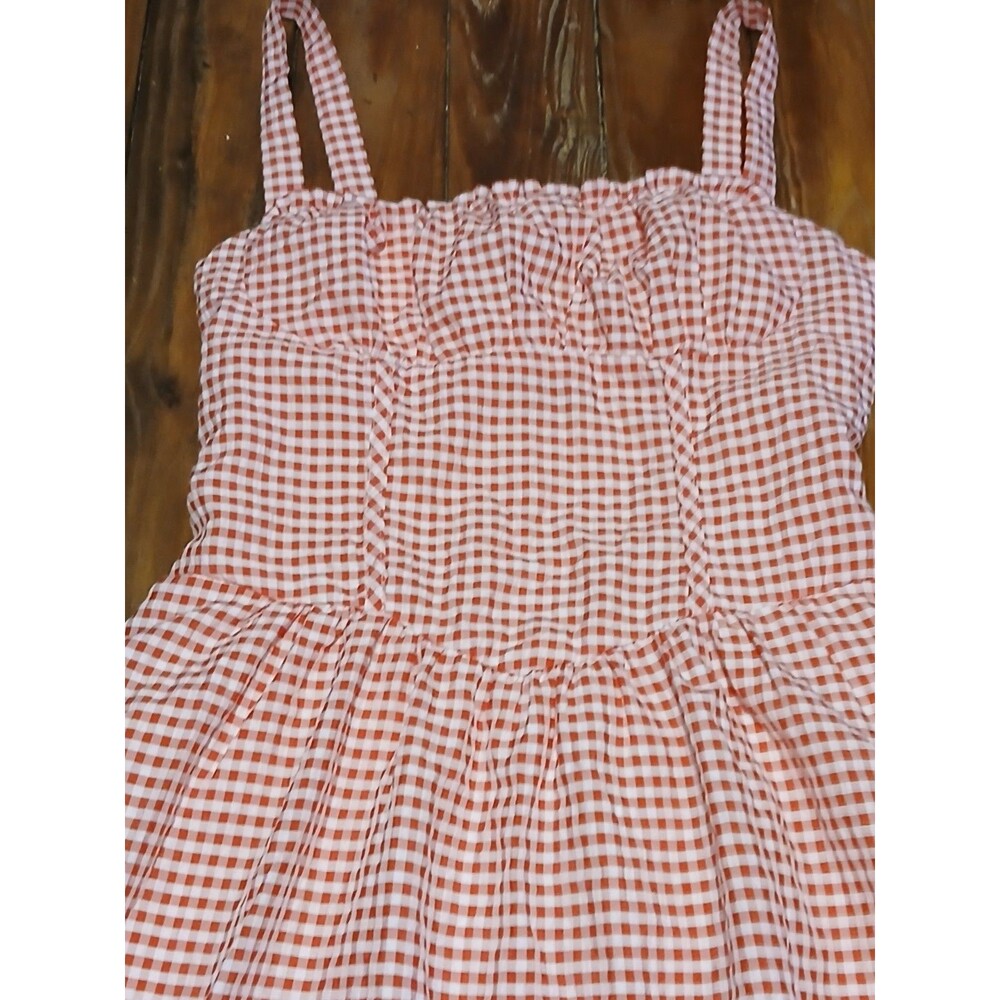 Wild Fable Red Tiny Checkered Summer Dress with Straps  XXS  NWOT - Picture 5 of 12